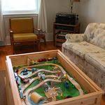 Wooden train set table for kids, deluxe had painted wooden set with tracks, trains, cars, boats, and accessories for boys and girls by hey! Kidkraft Super Highway Train Set Table 17986 New Limited Edition Train Set Table Train Table Building For Kids
