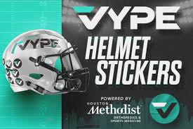 Are you sure you want to delete this placement from houston methodist orthopedics and sports medicine? Vype Class 6a Helmet Stickers Powered By Houston Methodist Orthopedics Sports Medicine Bi District Dec