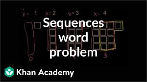 Sequences Word Problem Growth Pattern Video Khan Academy