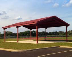 Through our services we can make your backyards dreams reality from conception to completion. Steel I Beam Single Roof Savannah Rectangle Pavilions Pavilions By Shape Gazebocreations Com