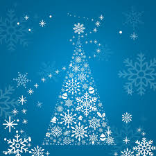 Blue Christmas Winter Holiday Background With Snowflake And Christmas Tree Vector Free Image By R Christmas Tree Background Holiday Background Blue Christmas