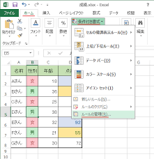 セルの色 フォント色など書式設定の変更ができない場合 Excelの使い方