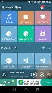 Utilize pasta do aplicativo de música. Music Player 3 8 2 Baixar Para Android Apk Gratis