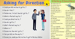 How To Ask For And Give Directions In English Eslbuzz Learning English Learn English English Phrases Learn English Vocabulary