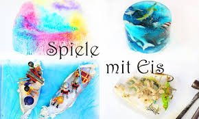 5 Ideen Zum Malen Und Spielen Mit Eis Im Sommer Video Spiele Mit Wasser Spiele Und Spielen Und Lernen
