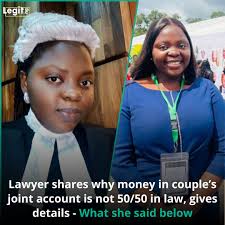 A lawyer drew people's attention to what really happens when couples open  joint bank accounts. She also explained what would happen if one of the  couple dies. What she said is in