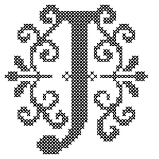 Exclusive cross stitch designs, cross stitch charts & cross stitch books. Ornate Alphabet Letter J Counted Cross Stitch Pdf Etsy Monogram Cross Stitch Cross Stitch Letter Patterns Cross Stitch Patterns