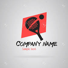 Vector set of padel club logos and badges. Logo Simple Padel Tennis Gray And Red Royalty Free Cliparts Vectors And Stock Illustration Image 53280007