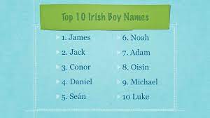Search belly ballot to discover the popularity, meanings, and origins of thousands of names from around the world. Irish Names Focus On The Top 10 Irish Boy Names Youtube