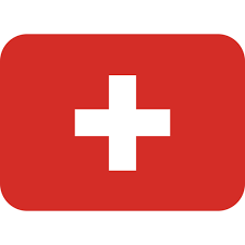 The flag of switzerland consists of a red field with a white cross at its center. Flagge Schweiz Emoji