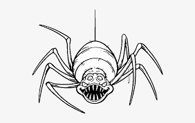 Mar 8 2020 100 spiderman coloring pages. Creepy Spider Coloring Page Scary Spiderman Coloring Free Transparent Png Download Pngkey