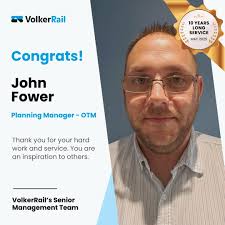 Today we are celebrating George Walker's 10 years' long service. George  joined us after a career in the NHS, which saw him managing a diverse range  of services and projects. He now