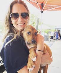 Merle the rescued puppy with Instagram