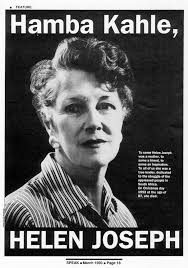 Hamba Kahle: Helen Joseph by SPEAK, March 1993, Johannesburg