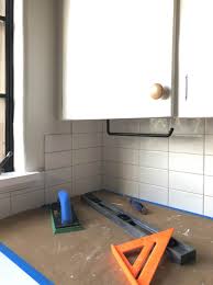 If you have a shower in your bathroom, subway tile will help you create the urbanistic design of the chosen space. Installing A Stacked Bond Subway Tile Backplash Door Sixteen