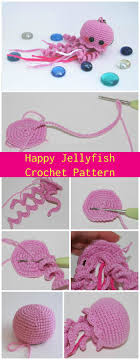 Quick and cute amigurumi projects are the best! Crochet Jellyfish 14 Free Crochet Patterns Diy Crafts