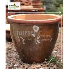 Brown and black butterfly flying above beautiful flowers. Pasu Bunga Flower Pot Plain 13inch H X 15inch D Shopee Malaysia