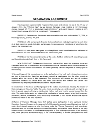 How do i file bankruptcy in ca? Separation Agreement Free Template Sample