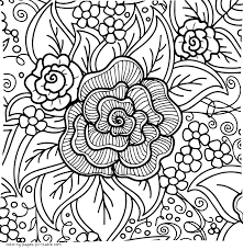 Coloring for girls and boys. Free Flower Coloring Pages To Print For Adult Coloring Pages Printable Com