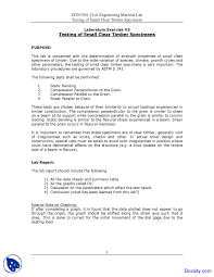 The tensile testing lab at applied technical services offers a wide range of tensile analysis capabilities for our clients. Static Bending Civil Engineering Lab Docsity