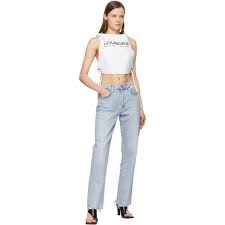 Citizens of Humanity Blue Emery Long Mid-Rise Relaxed Straight Jeans