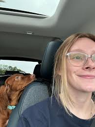 Irish setter loves back scratches