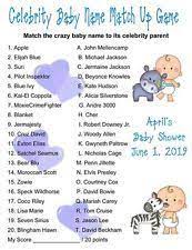 In order to view the gallery, please allow manage cookies for access to all our exclusive celebrity videos and interviews. Baby Shower Celebrity Baby Name Game Boy 24 Quantity Personalized For You Celebrity Babies Baby Name Game Celebrity Baby Names
