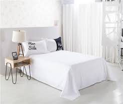By ermegaon january 24, 2020 191 views. Her Side His Side Bedding Sets Queen King Size Couple Double Bed Black White 3pcs 4pcs Bed Linen Couples Duvet Cover Set Nuolaida PatalynÄ— Musulmonai Lt