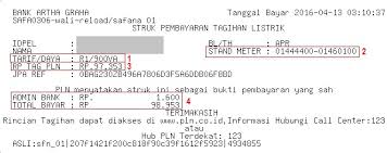 Download struk token pln word, format nota. 1 Kwh Berapa Rupiah Listrik Praktis