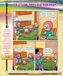 Komik Adab Mencela Makanan Komik Anak Komik Pendidikan Anak Usia Dini