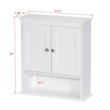 Check spelling or type a new query. Spirich Bathroom Wall Spacesaver Storage Cabinet Over The Toilet With Door Wooden White Overstock 32620437