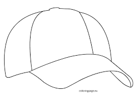 Baseball Cap Coloring Page Cap Drawing Baseball Hats Baseball Cap