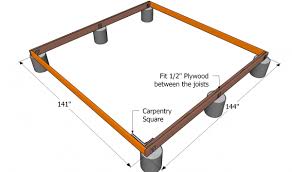 Find out when a floating deck footing. Freestanding Ground Level Deck Questions The Building Code Forum