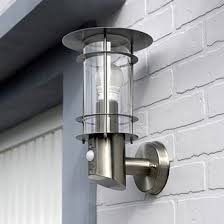Applique Exterieure Electrique Montante En Acier Inox Et Verre Hauteur 34cm Orlando Inspire Led Lighting Home Kitchen Ceiling Lights Industrial Led Lighting