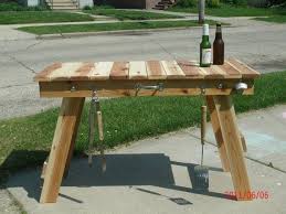 Grill Table Portable Folding Camping Patio Table Etsy Grill Table Bbq Table Camping Table
