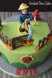 Fondant Sam Feuerwehrmann Torte Torta Para Fan De Sam El Bombero Feuerwehrmann Feuerwehrmann Sam Torte Feuerwehrmann Sam