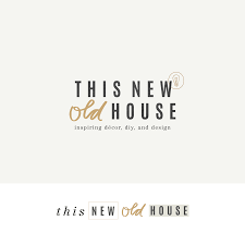 This New Old House Logo Design Inspiring Decor Holiday Design Interior Blog Home Blog Hous Vintage Logo Design House Logo Design Handwritten Logo Design