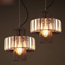 loft american country pendant lamp vintage crystal lamp personality wrought iron edison l metal pendant light led ceiling light fixtures pendant light fixtures