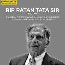 A visionary leader and an inspiration to millions, Ratan Tata Sir's legacy  will continue to shine through his integrity and desire to help others.  RIP. #RIPRatanTata #LegacyOfInspiration #TributeToGreatness #leader  #InspirationForGenerations