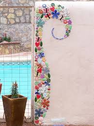 Backyard Project Mosaic Wall Mosaic Wall Art Mosaic Diy Mosaic Garden