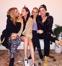 From december 2016 to late 2018, maxwell was in a relationship with actress kristen stewart; Lily Rose Depp Lily Rose Depp Bella Hadid Stella Maxwell And