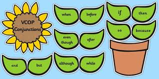 The word 'because', 'because of' and 'due to' are the clause of reason. Vcop Conjunction Flower Display Flower Display Conjunctions Childrens Learning