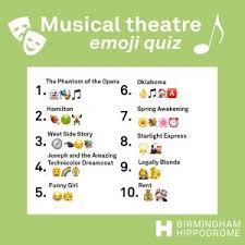 This post was created by a member of the buzzfeed commun. Emoji Quizzes Answers Birmingham Hippodrome
