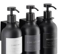 Amazon.com: Shower Shampoo Dispenser Wall Mounted – 3 ...