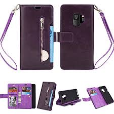 Cellular straight talk all carriers Buy Flyee Samsung S9 Case Galaxy S9 Wallet Case 10 Card Slots Premium Flip Wallet Leather Magnetic Case Purse With Zipper Coin Credit Card Holder Cover For Samsung Galaxy S9 Purple Online In
