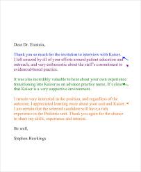 Use this sample interview thank you letter to write your own winning thank you note and impress your interviewer ! Free 9 Nursing Thank You Letter Samples In Pdf