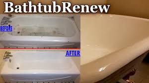 Free delivery and returns on ebay plus items for plus members. Bathtub Renew Reglazing Refinishing Porcelain Resurfacing Youtube