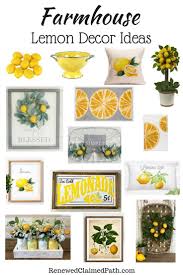 Farmhouse Lemon Decor Inspiration Ideas Lemon Decor Lemon Kitchen Decor Country House Decor