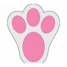 In some cultures, the foot of a rabbit is carried as an amulet believed to bring good luck. 12 Large Easter Bunny Footprint Clings For Egg Hunts Easter Bunny Footprints Easter Printables Free Easter Kids