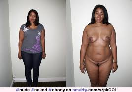 nude #naked #ebony #DressedUnderessed #dressed #undressed #thick #bbw  #nipples #shaved | smutty.com